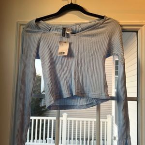 H&M blue long sleeve